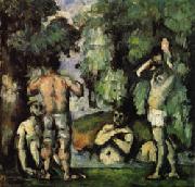 Paul Cezanne Five Bathers oil painting reproduction